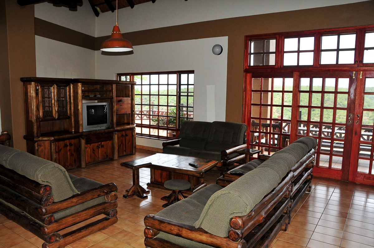 Olifants Camp is built high on a hill overlooking the Olifants River